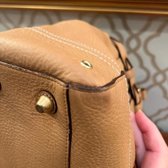 Coach Hampton Braided Pebbled Leather Bag - Picture 10 of 15